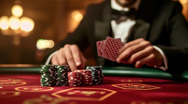 otmax688 Free Bet Blackjack hand comparison and payout display